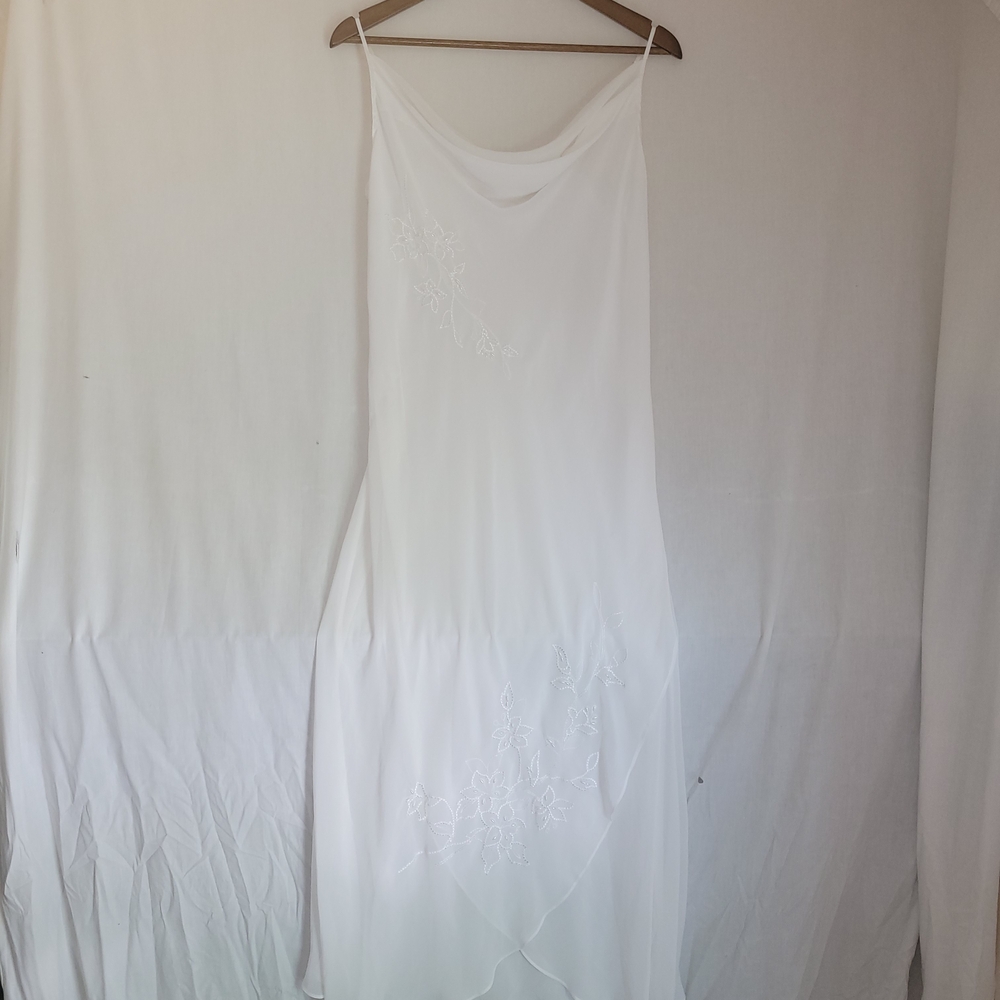 Elegant white nightgown